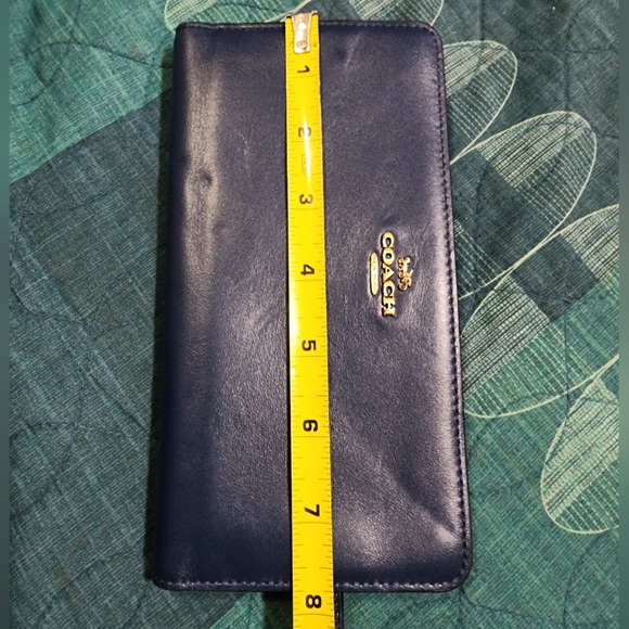 Coach blue wallet preowned see pictures - Picture 13 of 16